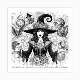 A witch 1 Art Print