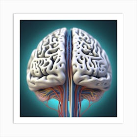 Human Brain 80 Art Print