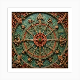 Shaman'S Wheel Art Print