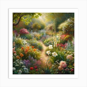 Garden Path 3 Art Print