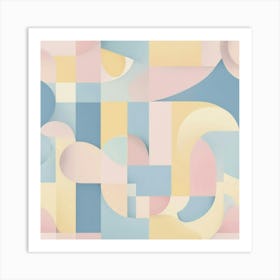 Abstract Geometric Pattern 24 Art Print