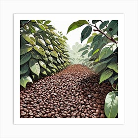 Coffee Beans 12 Art Print