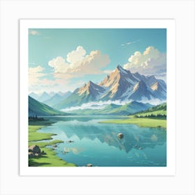 Landscape - Landscape Stock Videos & Royalty-Free Footage Art Print