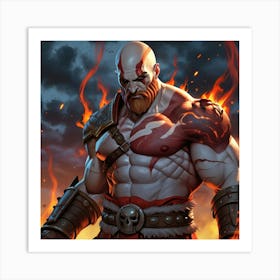 God Of War 9 Art Print