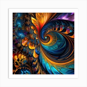 Fractal Art 9 Art Print