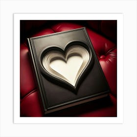 Heart Shaped Book 2 Art Print