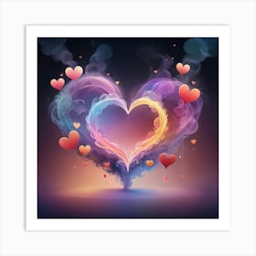 Heart Of Love Art Print