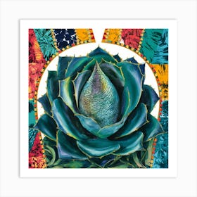 A Mesmerizing Illustration Of A Hypnotic Agave Pla Oihcfee5qggphzcj4qyg4a E1msfgfxrrohfunmyitmoq Art Print