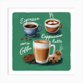 Coffee And Espresso 2 Art Print