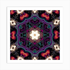 Psychedelic Mandala 71 Art Print