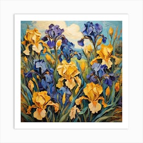 Irises Art Print