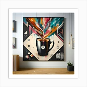 A Portrait Of A Coffee Mug As Abstract Art 2 Art Print