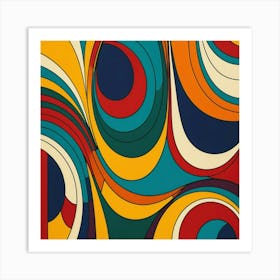 Abstract Swirls 6 Art Print