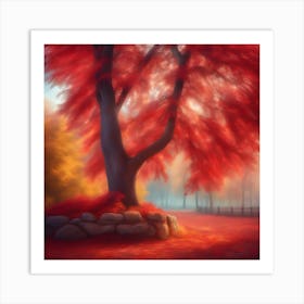 Autumn Tree Art Print