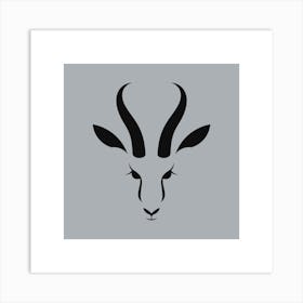 Antelope Head Art Print