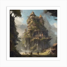 Fantasy Castle 59 Art Print