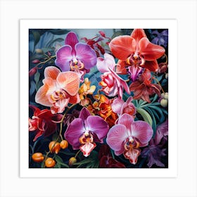 Orchids 6 Art Print