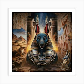 Egyptian pharaoh 2 Art Print