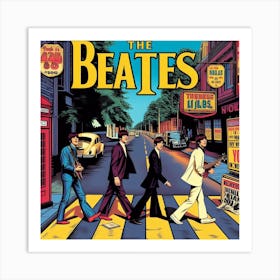 Beatles Story, pop art 1 Art Print