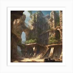 Fantasy City 112 Art Print