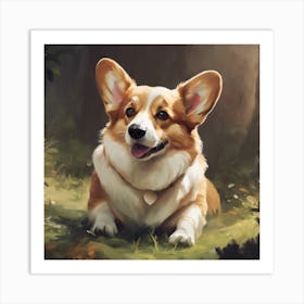 Corgi 1 Art Print