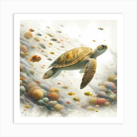 Animal Creative Portrai Illustrationt 3 Art Print