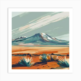 Desert Landscape 6 Art Print