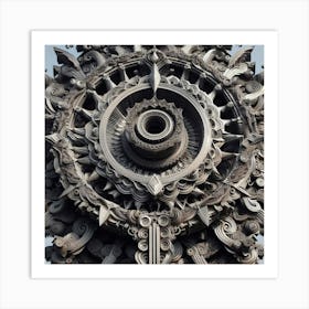 Ornate Sculpture Art Print