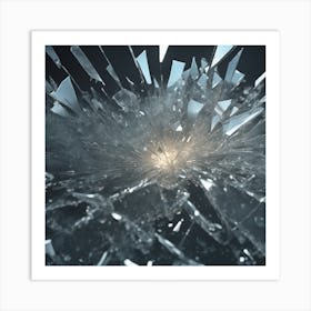 Shattered Glass 24 Art Print