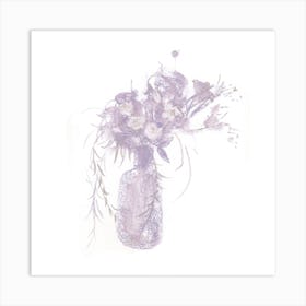 Purple Vase Art Print