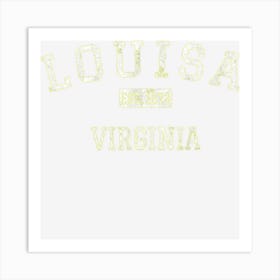 Louisa Virginia Va Vintage 1 Art Print