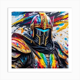 Knight In Armor 7 Art Print