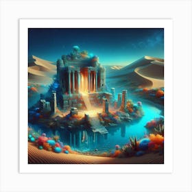 Sand Castle Art Print