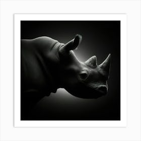 Rhinoceros 2 Art Print