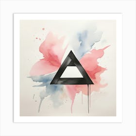 Triangle Painting Art Print