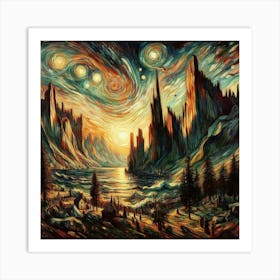 Starry Night 13 Art Print