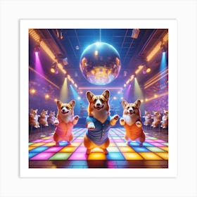 Corgi Weekend Art Print