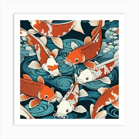 Koi Fish 6 Art Print