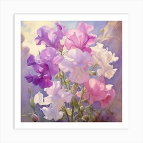 Sweet Peas Art Print