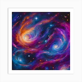 Spiral Galaxy Art Print