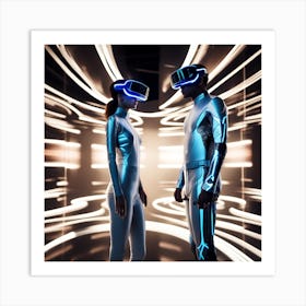 Vr Headsets 12 Art Print