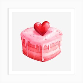 Valentine'S Day Cake 9 Art Print