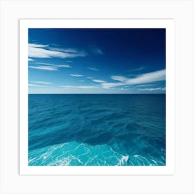 Blue Sea Art Print