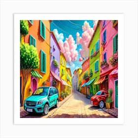 Colorful Street Art Print