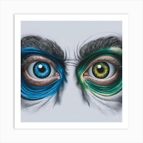 Eyes Of The Gods Art Print