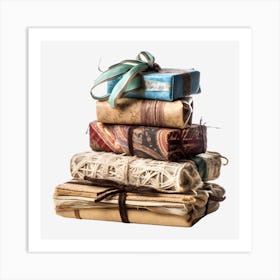 Stack Of Gift Boxes 4 Art Print