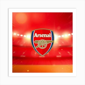 Arsenal F.C Logo Wall Art 14 Art Print