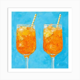 Orange Slush Art Print