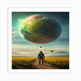 Space Traveler Art Print