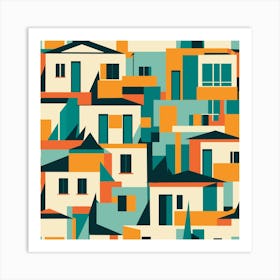 Houses Art Print